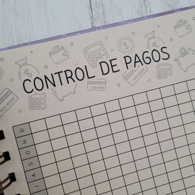 Planner agenda ahorro gastos dineroenorden