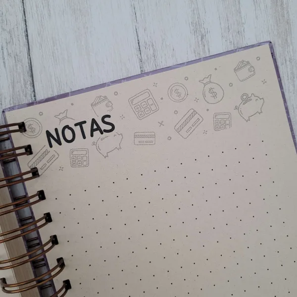 Planner agenda ahorro gastos dineroenorden