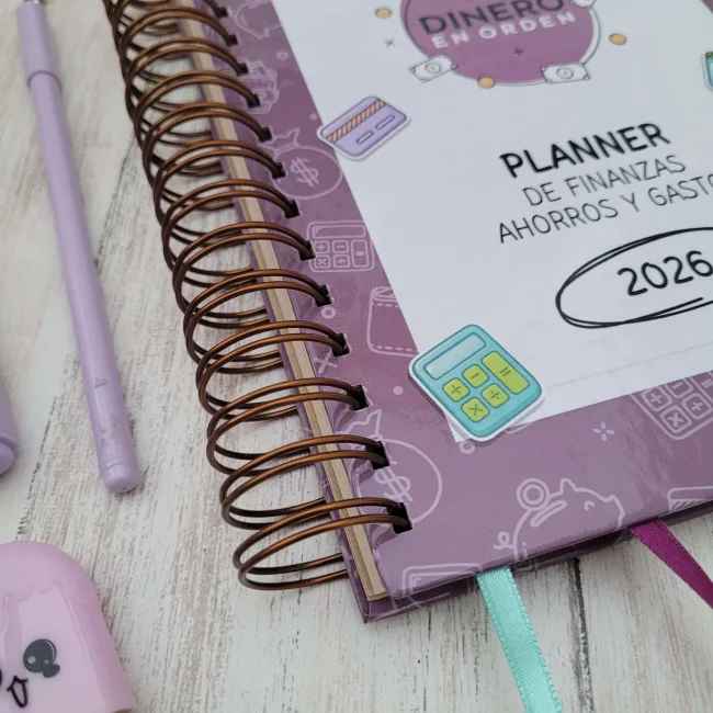 Planner agenda ahorro gastos dineroenorden