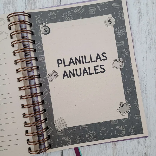 Planner agenda ahorro gastos dineroenorden