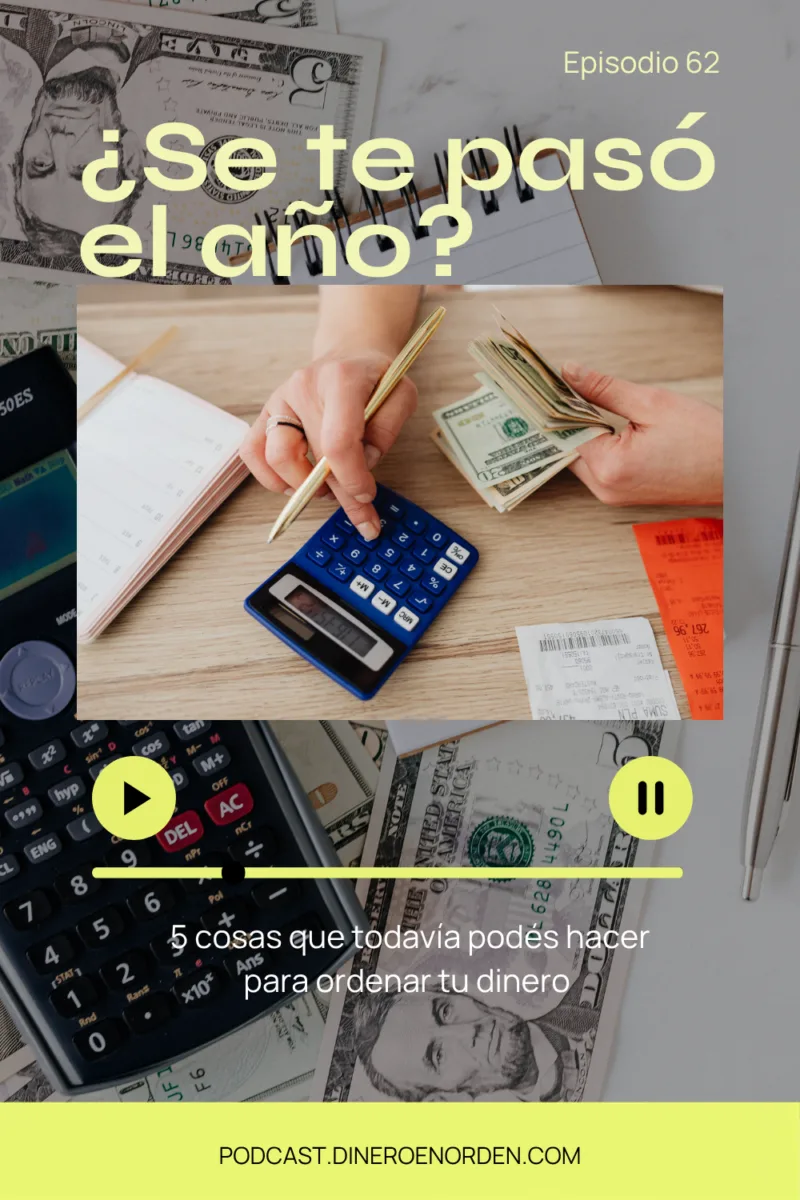 Ordenar dinero antes fin de año dineroenorden